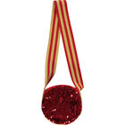Girls Red & Gold Sequins Crossbody Bag, 1, hi-res