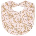 Baby Girls Pink & Gold Babygrow Gift Set (3 Piece), 1, hi-res