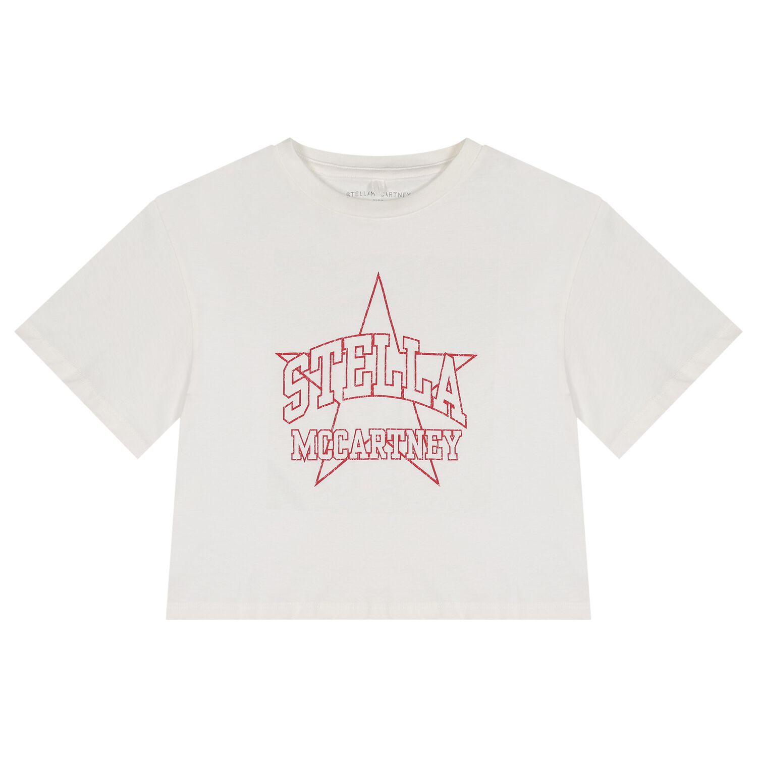 Girls White logo T-Shirt, 1, hi-res