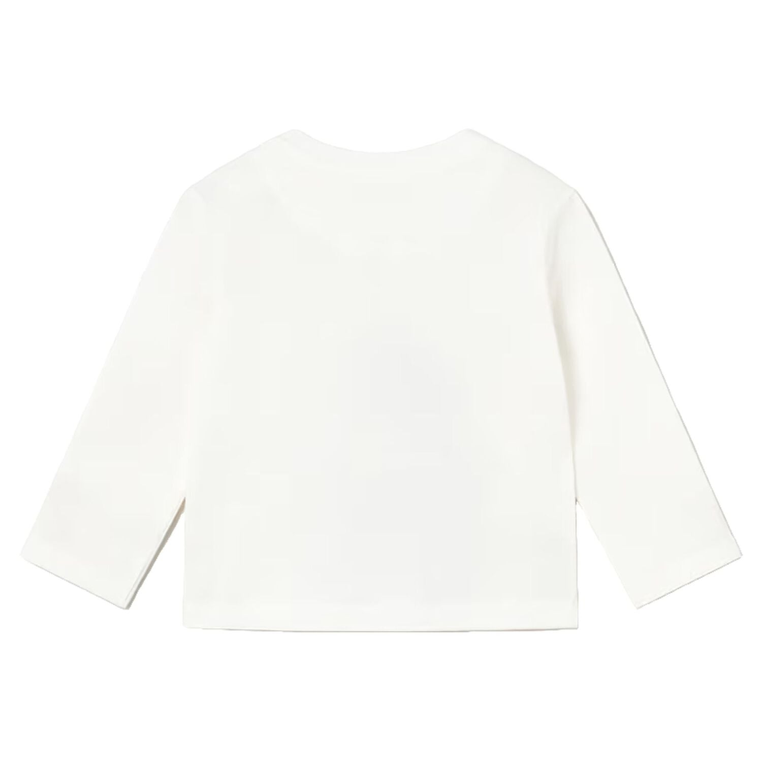 Younger Boys Ivory Tiger Long Sleeve Top, 1, hi-res