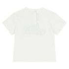 Younger Boys White & Blue Shorts Set, 1, hi-res