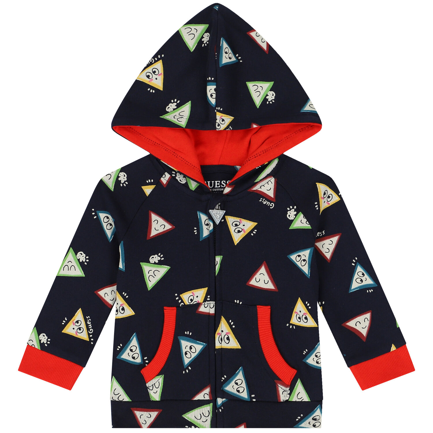 Baby Boys Navy Blue Teddy Bear Logo Tracksuit (3 Piece), 1, hi-res