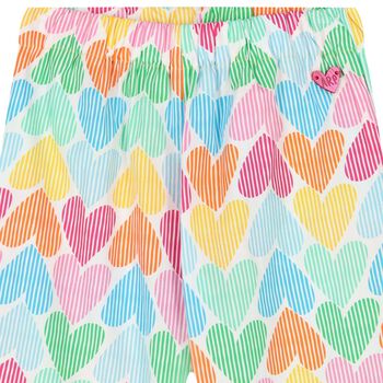 Girls Multi-Coloured Heart Trousers