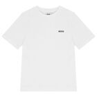 Boys White & Black Logo T-Shirts (2 Pack), 2, hi-res