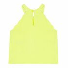 Girls Yellow Floral Skirt Set, 1, hi-res