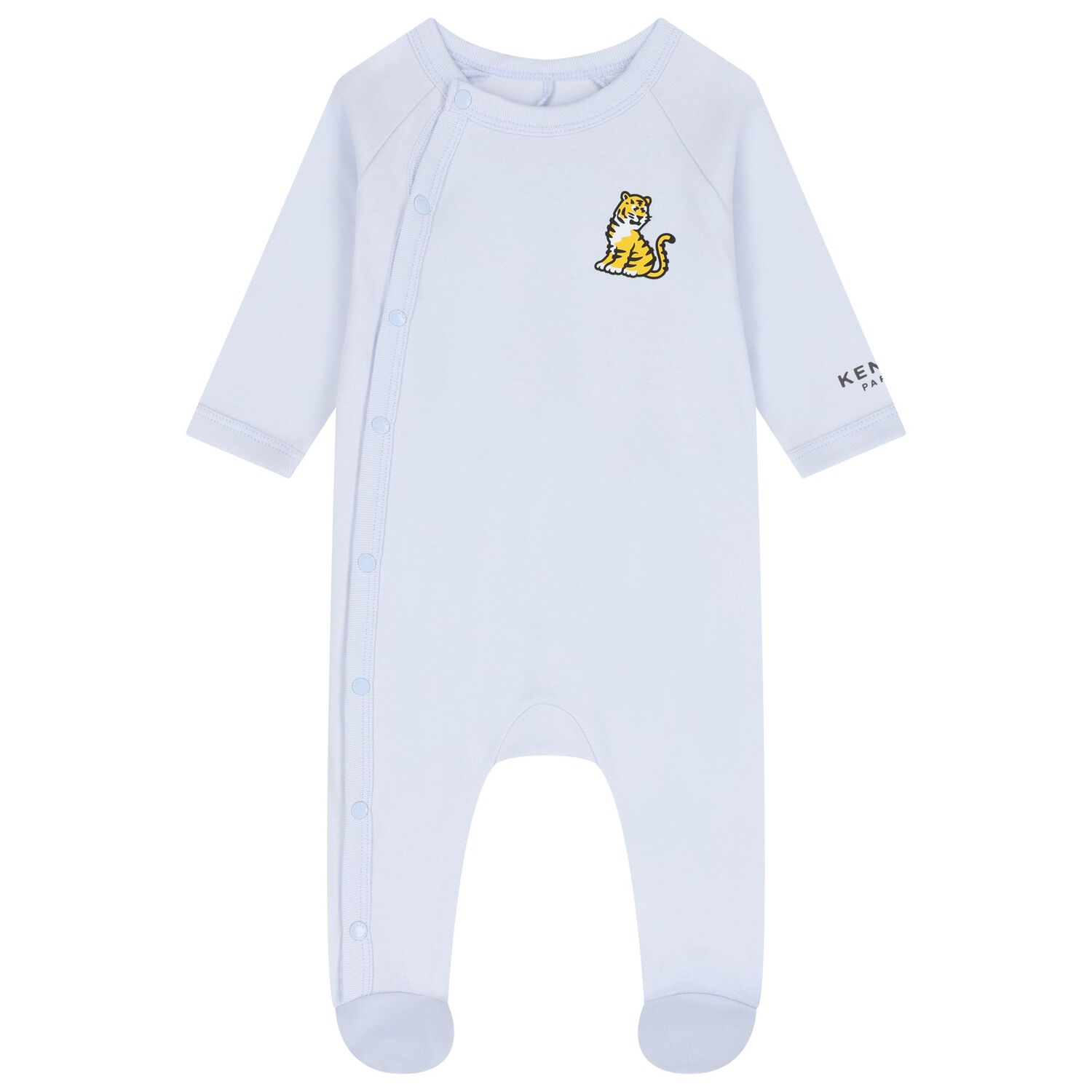 Blue Tiger Logo Babygrows ( 2 Pack ) , 2, hi-res