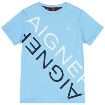 Boys Blue Logo T-Shirt