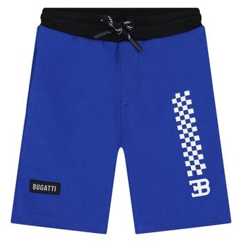Younger Boys Blue Logo Shorts