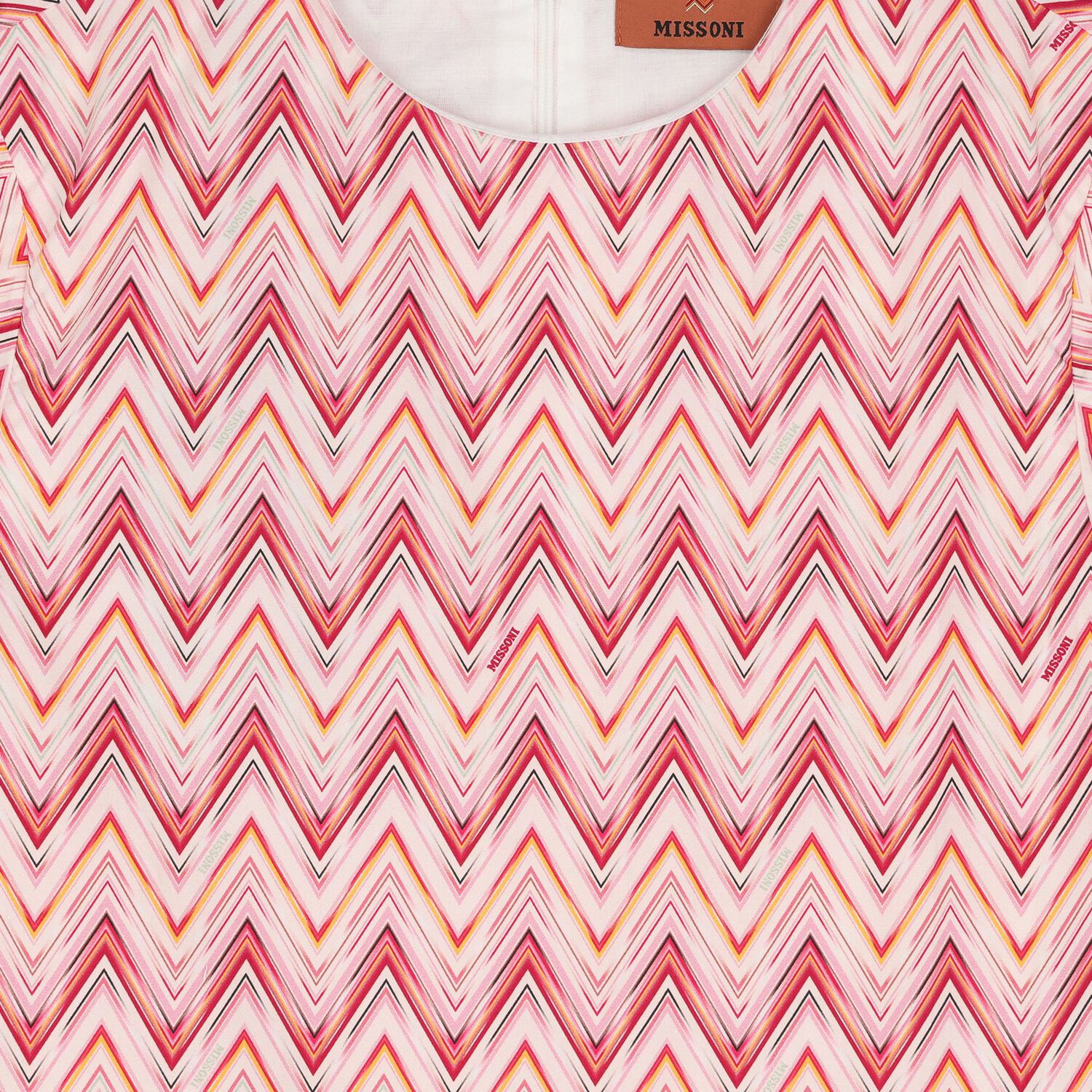 Girls Pink Zig Zag Dress, 1, hi-res