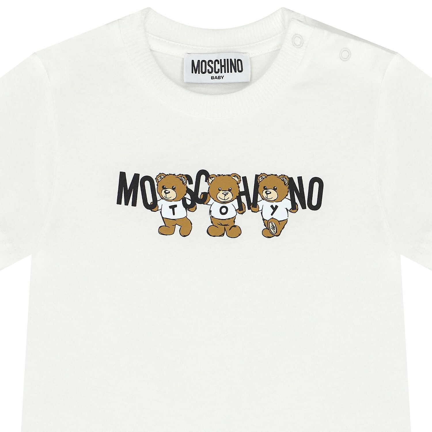 Ivory Teddy Bear Logo T-Shirt, 1, hi-res image number null