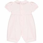 Baby Girls Pink Romper & Headband, 1, hi-res