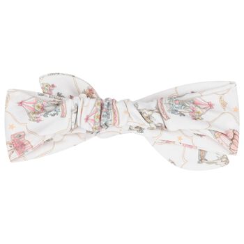 Baby Girls Pink & White Carousel & Hot Air Balloon Headband