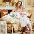 Christmas Morning Baby Swaddle Carré Blanket, 1, hi-res