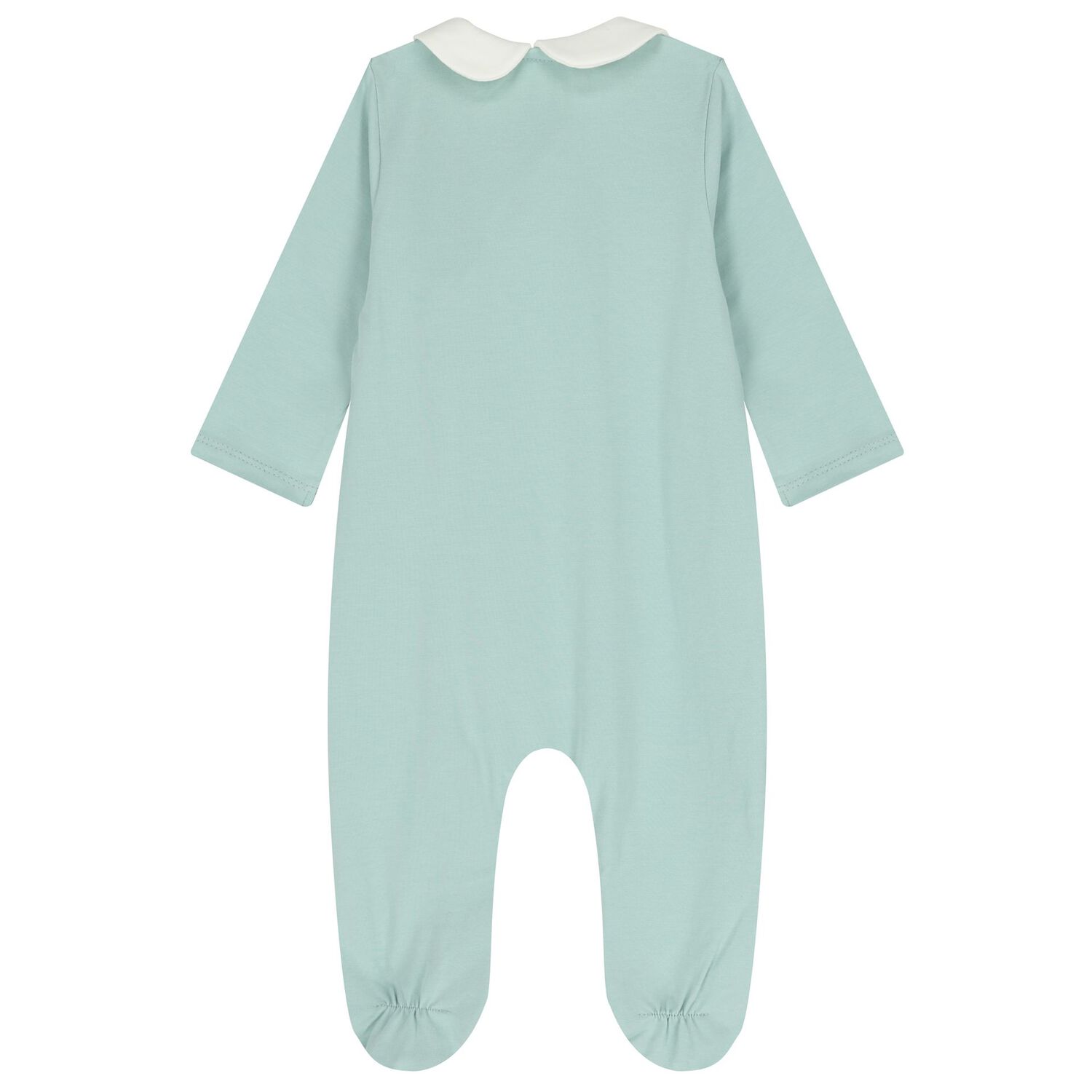 Baby Girls Ivory & Green Babygrows ( 2-Pack ), 2, hi-res