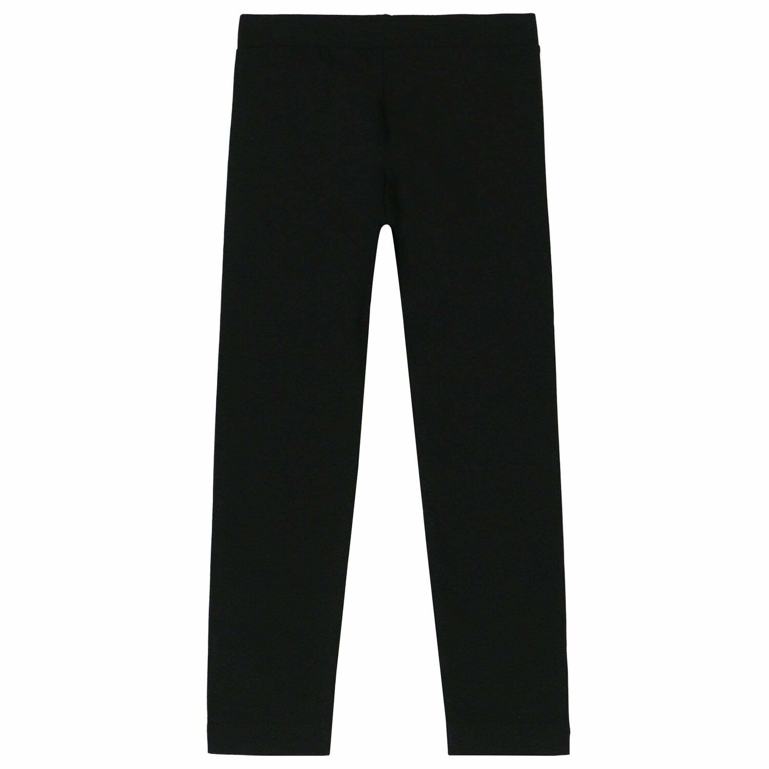 Girls Black Logo Leggings, 1, hi-res