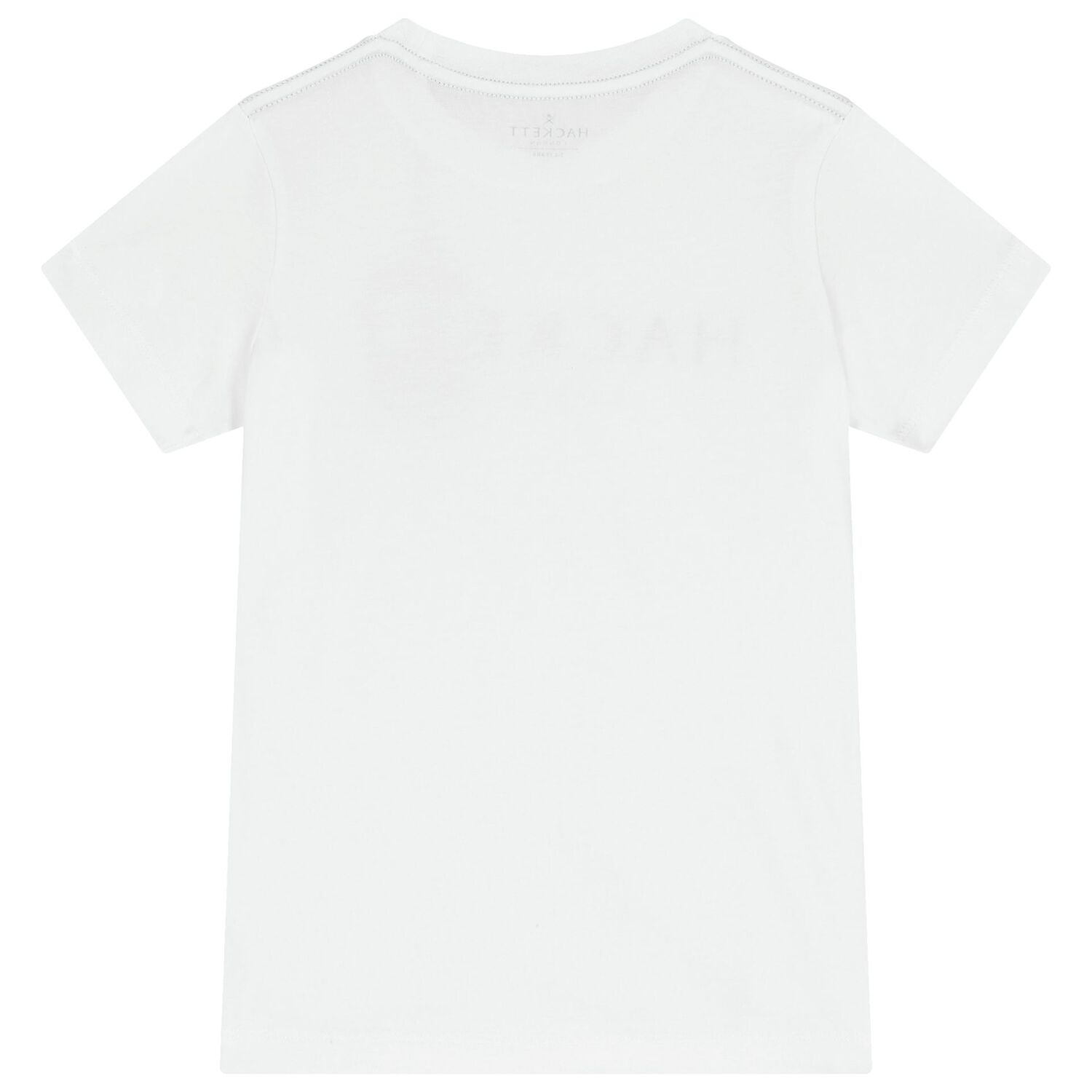 Boys White Logo T-Shirt, 4, hi-res image number null