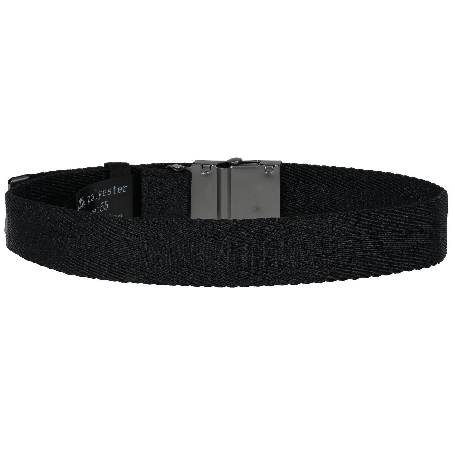 Boys Black Logo Belt, 1, hi-res image number null