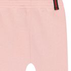 Baby Girls Pink Web Striped Joggers, 2, hi-res