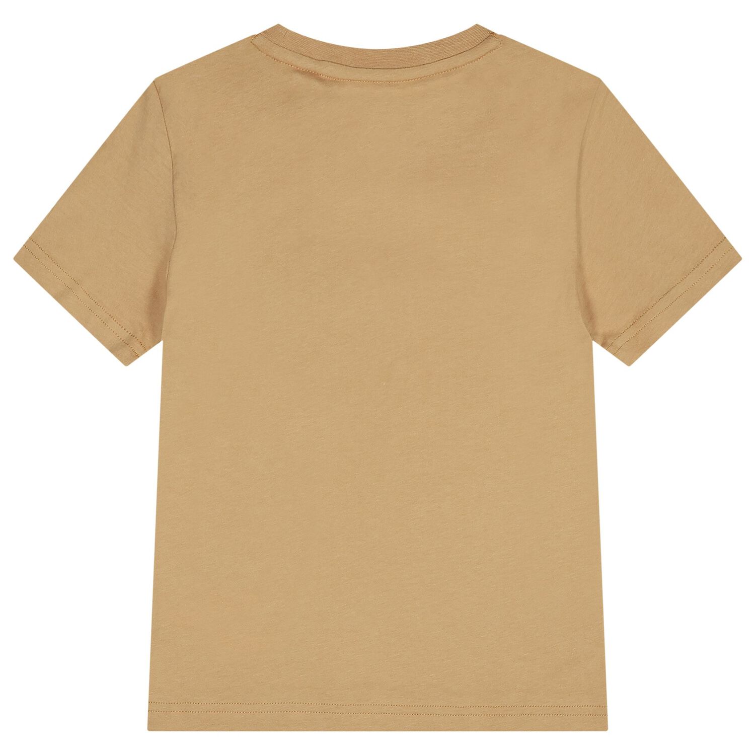 Boys Beige Logo T-Shirt, 2, hi-res