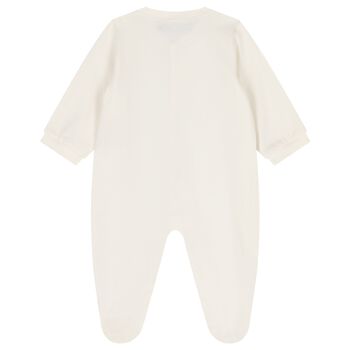 Ivory & Gold Logo Babygrow