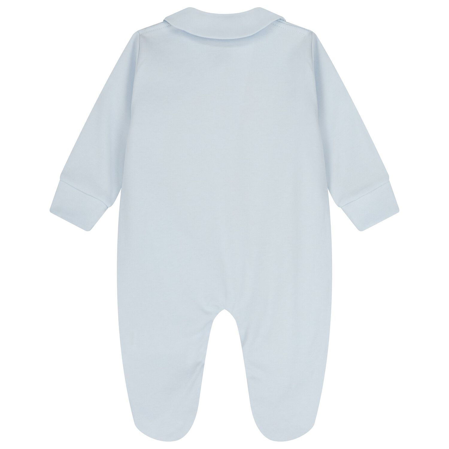 Baby Boys Blue & White Teddy Bear Babygrow Gift Set, 1, hi-res