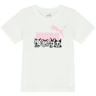 Girls White Logo T-Shirt, 2, hi-res