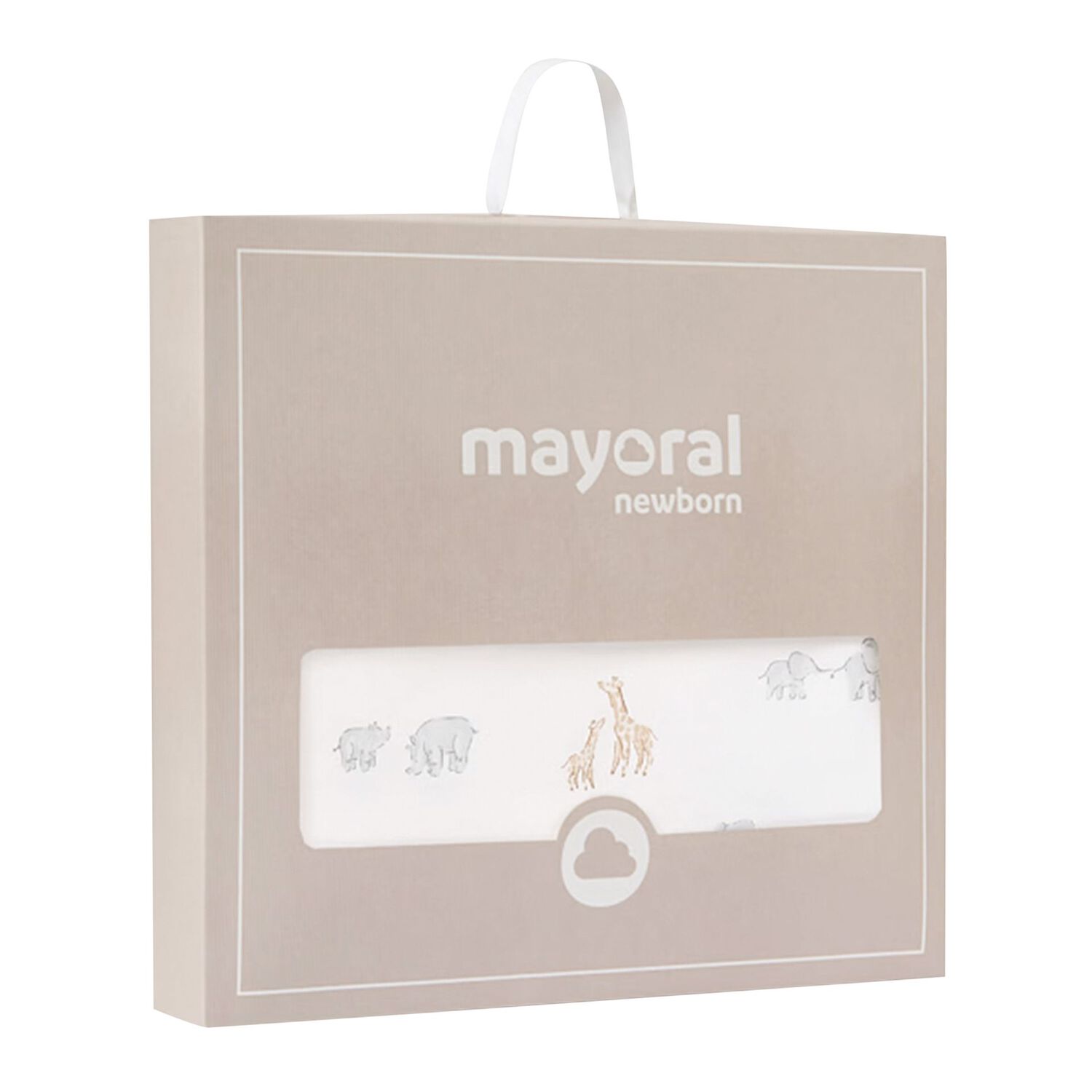 White Animals Baby Blanket, 3, hi-res