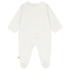 Ivory Teddy Bear Logo Babygrow, 1, hi-res