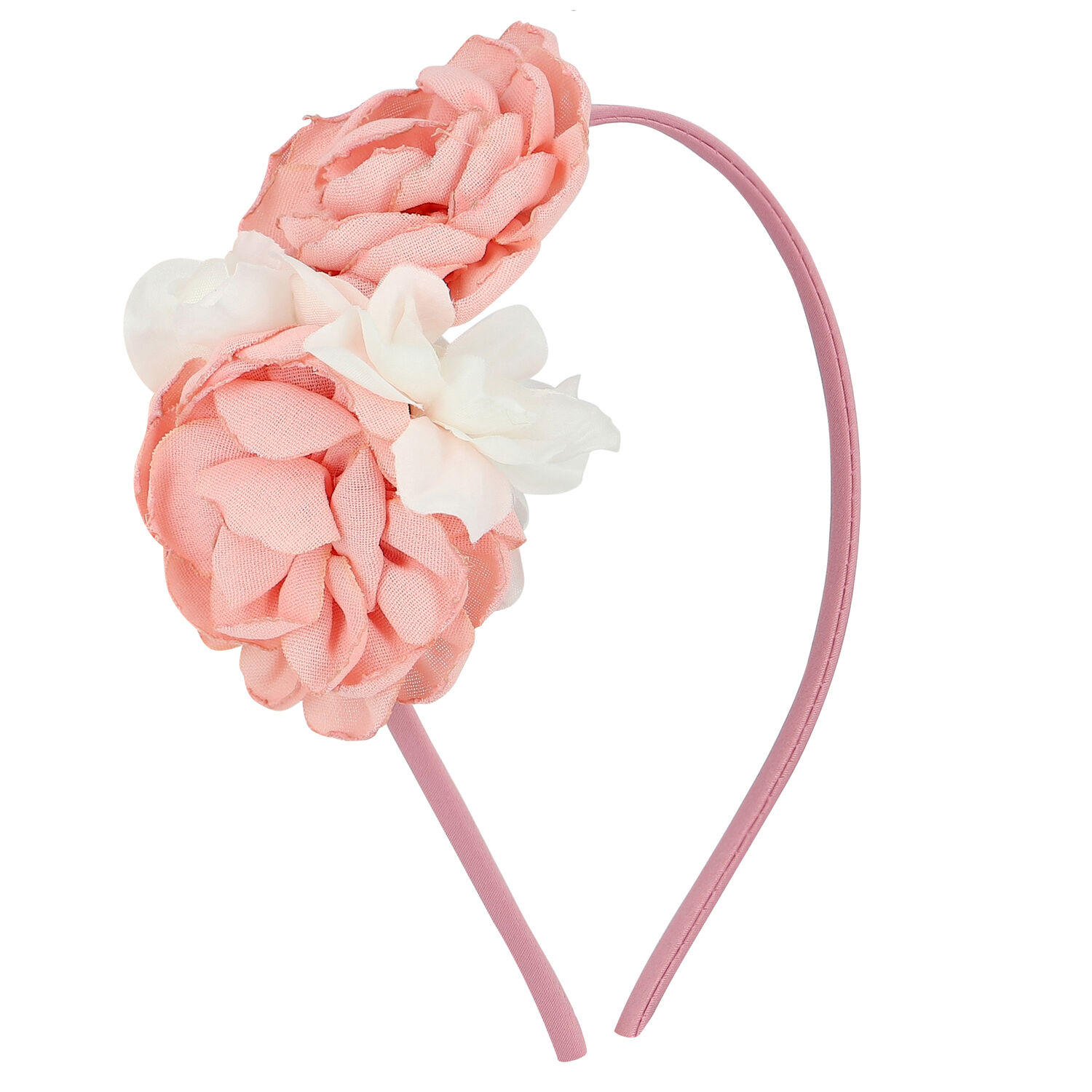 Girls Pink Flower Headband, 1, hi-res image number null