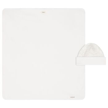 Ivory & Beige Barocco Logo Baby Gift Set