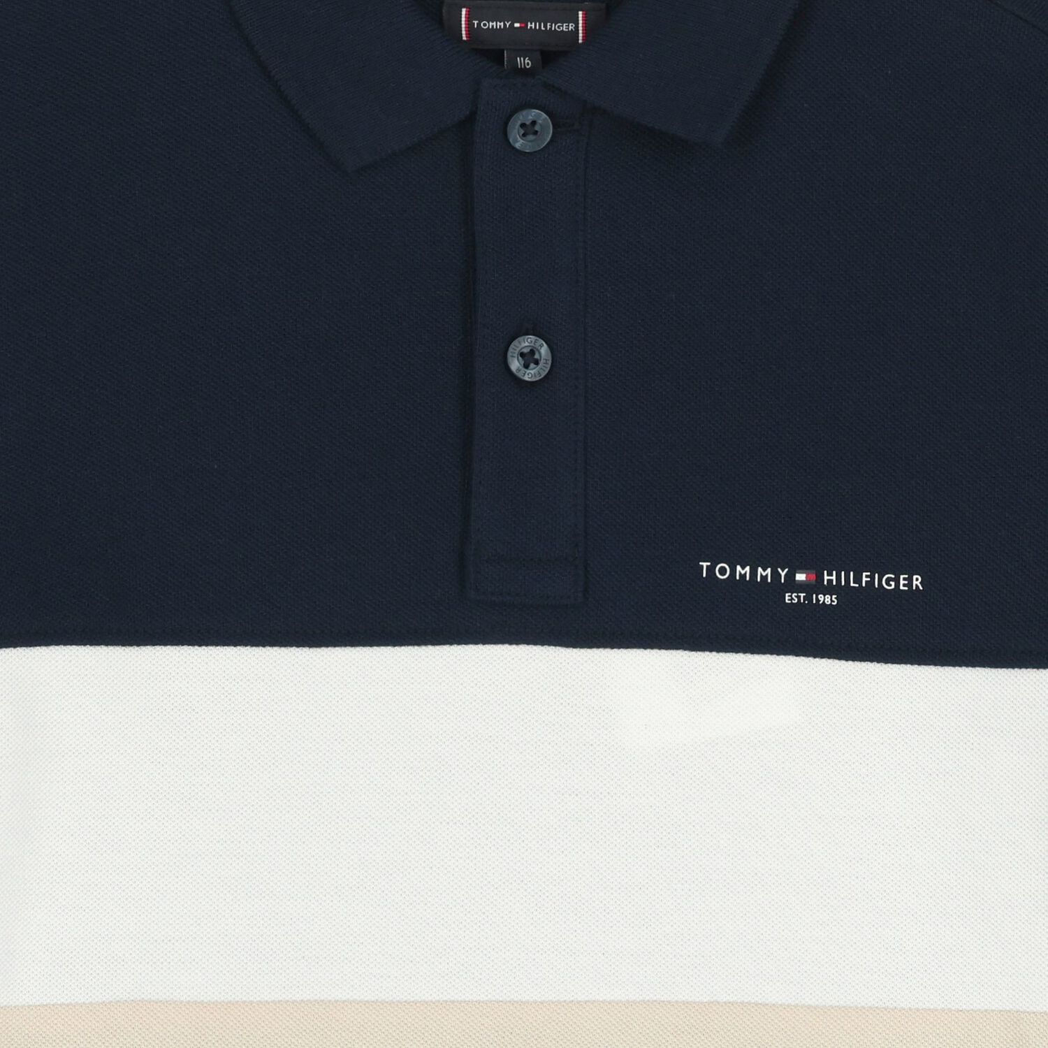 Boys Navy Blue Logo Polo Shirt, 2, hi-res