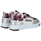 Girls Multi-Coloured Logo Trainers, 1, hi-res