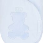 Baby Boys Blue Teddy Bear Nest, 1, hi-res