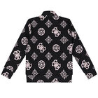 Girls Beige Logo Zip Up Top, 1, hi-res