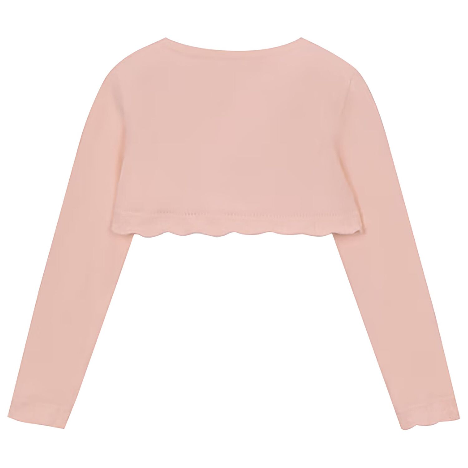 Girls Pink Bolero Knit Cardigan, 1, hi-res