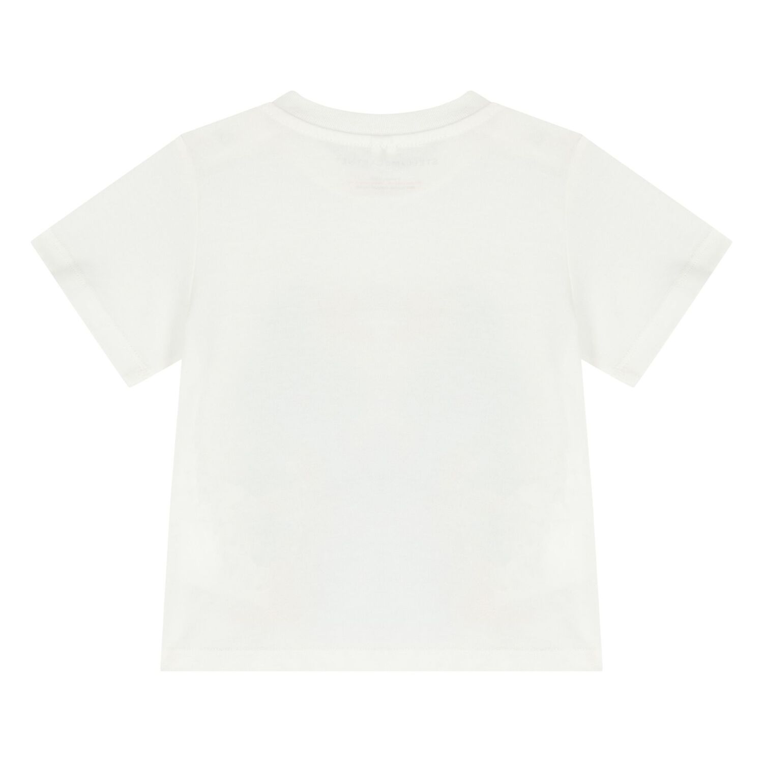 Younger Boys White Logo T-Shirt, 1, hi-res