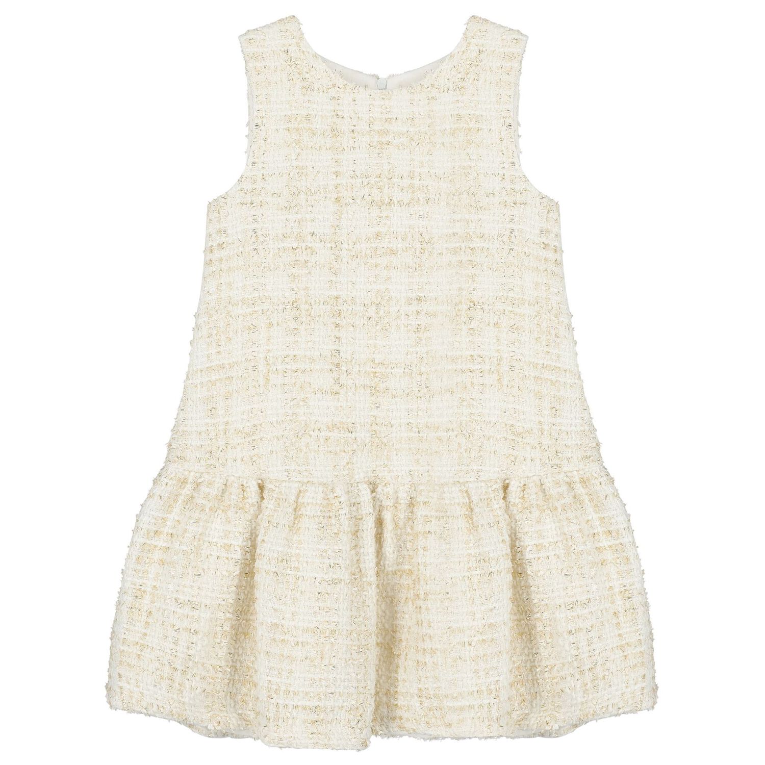 Girls Ivory & Gold Dress Set, 1, hi-res image number null
