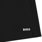 Boys Beige  & Black Logo Shorts Set, 2, hi-res