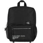 Black Logo Backpack, 1, hi-res