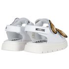 White Teddy Bear Sandals, 1, hi-res