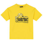 Boys Yellow & Black T-Shirt & Shorts Set (3 Piece), 1, hi-res