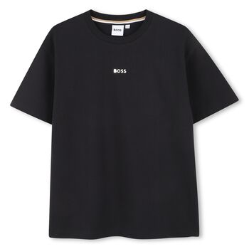 Girls Black Logo T-Shirt