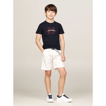 Boys Ivory Logo Shorts