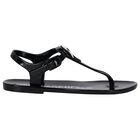 Girls Black Karl & Choupette Sandals, 1, hi-res