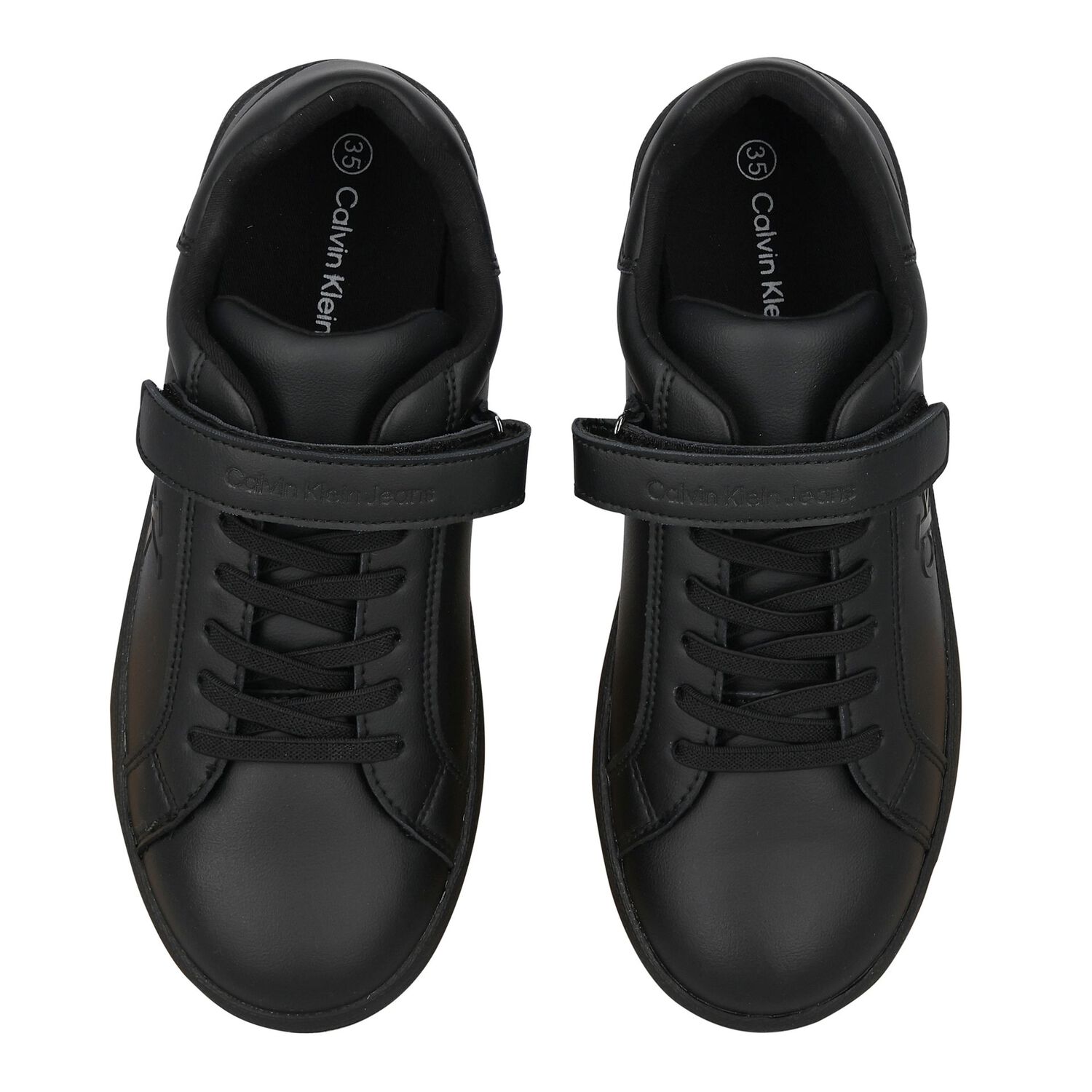 Boys Black Logo Trainers, 1, hi-res image number null