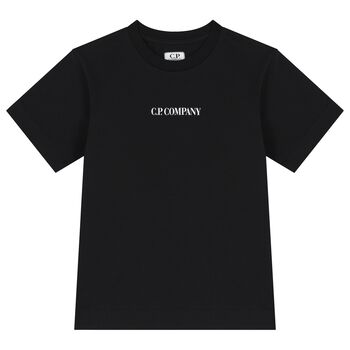Boys Black Logo T-Shirt