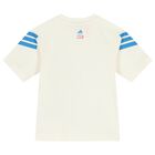 Boys Ivory & Blue Marvel Shorts Set, 1, hi-res