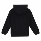 Black & Gold Logo Zip Up Hooded Top, 1, hi-res