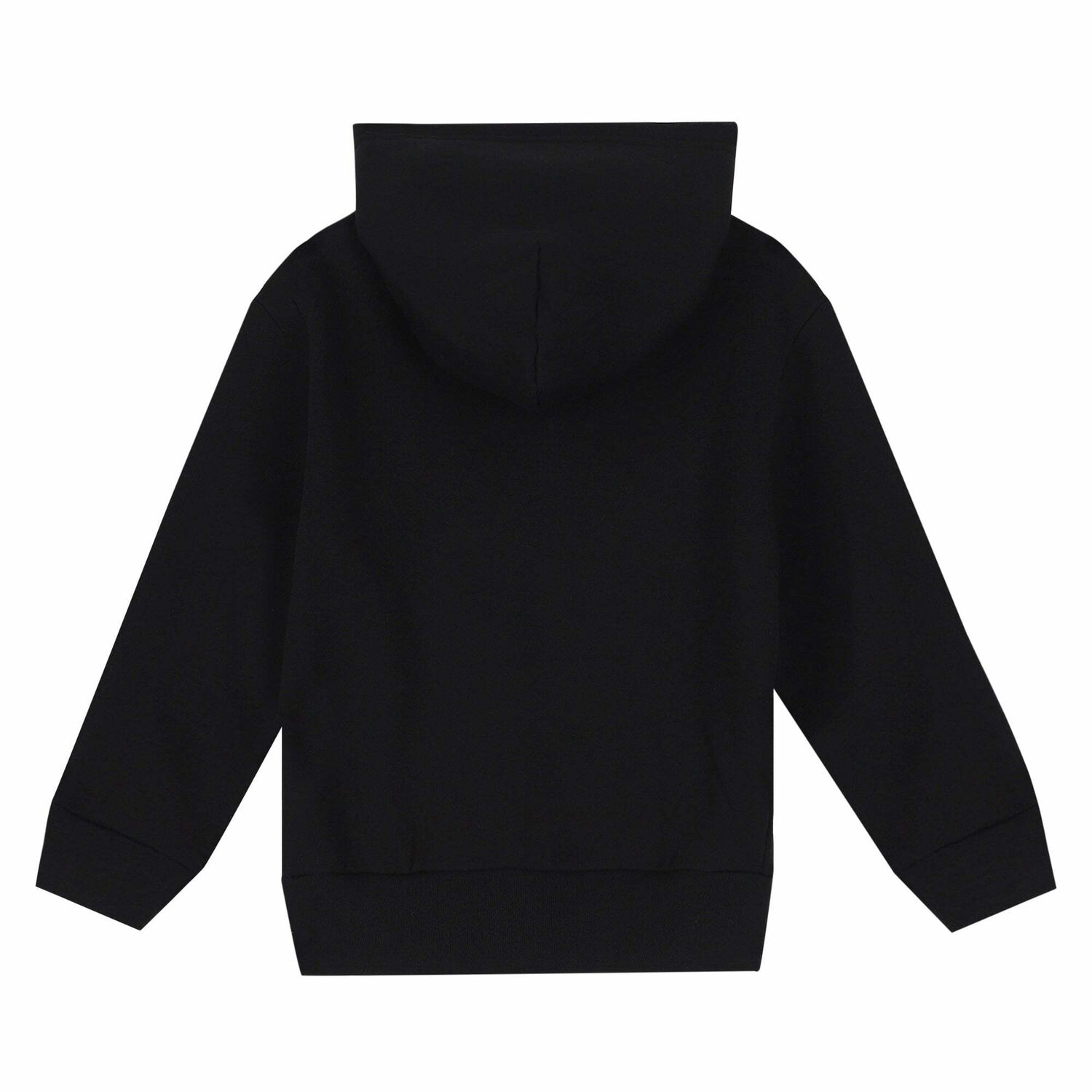 Black & Gold Logo Zip Up Hooded Top, 1, hi-res image number null