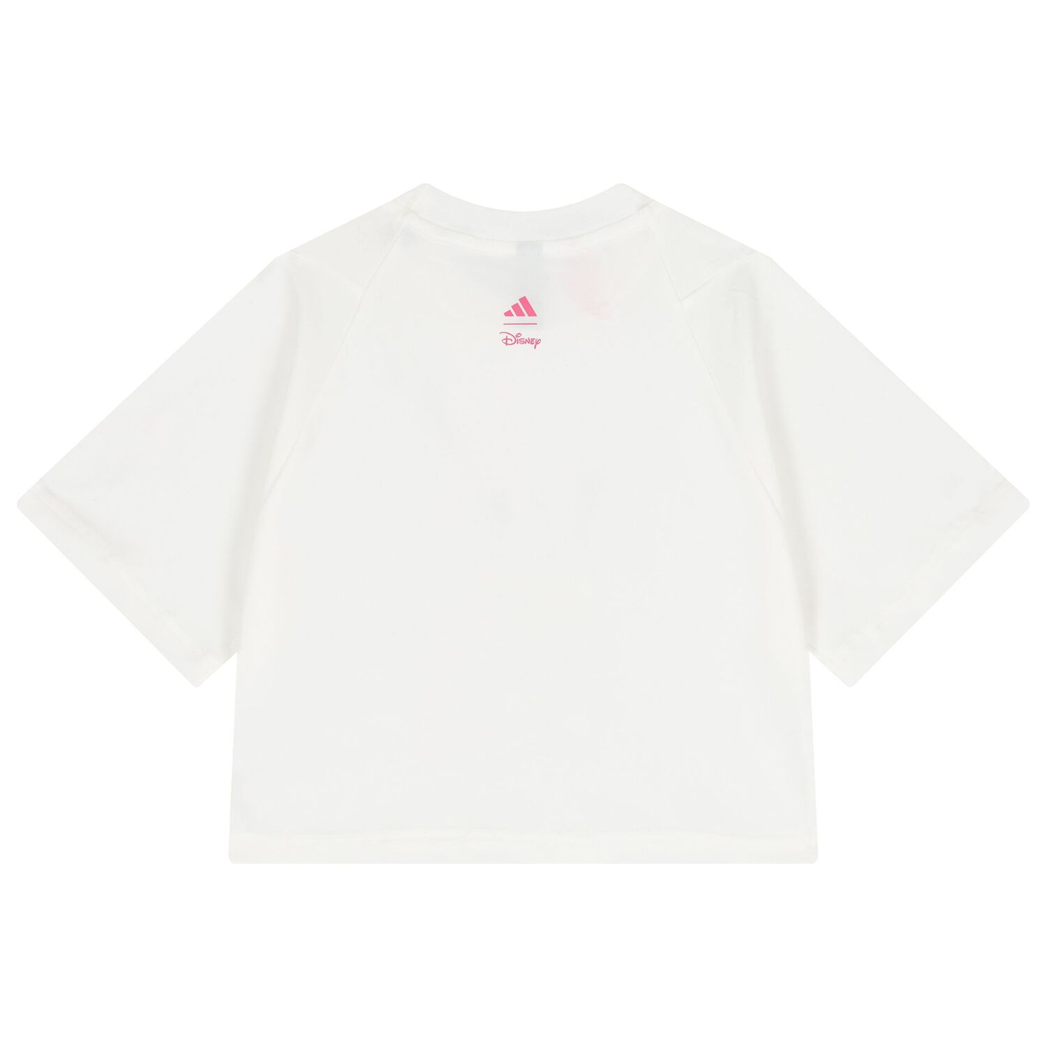 Girls White Disney Logo T-Shirt, 1, hi-res